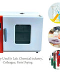 Digital Forced Air Drying Oven With Temperature Control And Adjustable Fan 14x14x14 Inch Chamber Kiln Style Heating Oven for lab use