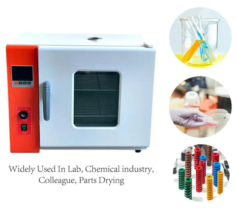 Digital Forced Air Drying Oven With Temperature Control And Adjustable Fan 14x14x14 Inch Chamber Kiln Style Heating Oven for lab use