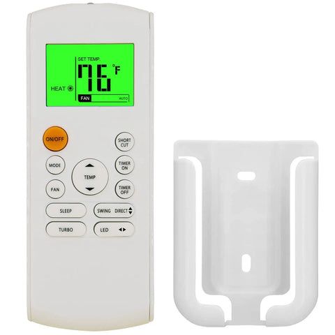 Universal Infrared Remote Control With Wall Mounting Bracket Easy Plug And Play Setup For Ductless Mini Split Air Conditioner Solid Replacement For Custom Home Systems No Hassle Operation Quick Swap Design