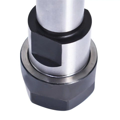 Close-up of ER16 100L Straight Shank Tool Holder Collet Chuck for CNC Lathe Milling 16mm Shank, 0.01mm Runout Tolerances