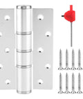 E Type Concealed Door Hinge With Hydraulic Automatic Closing And Damping Aluminum Construction Adjustable Speed Silent Operation