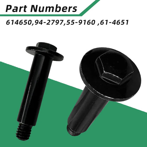 2 Pack Beefy Shoulder Bolts 614650 For Toro Lawn Mowers And Snow Sweepers Replacement Hardware