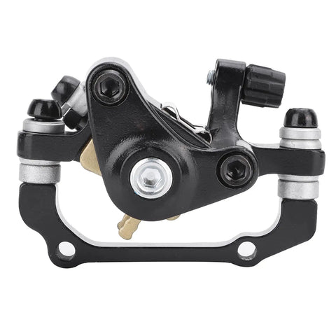 Beefy Mechanical Disc Brake Kit For Mountain Bikes And Road Cycles featuring tough front caliper in black aluminum design