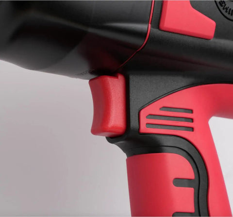Japan Built One Inch Air Impact Wrench Cranks Through Stuck Nuts Like Butter Delivering 1217 Ft Lbs Of Raw Torque With A Thick Rubber Grip For Serious Shop Work And Truck Repair