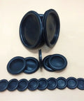 Tough As Hell 50Mm One Sided Rubber Wire Grommet Gasket Kit Plus O Rings For Fast Wire Passes close-up of black rubber grommets