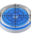 Round Circular for spirit Level 32mm Wear-Resistant for acrylic(3) showing a precision measurement gauge with blue background.
