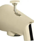 Antique Diverter Bath Spout With 4-7/8 Inch Reach And 1/2 Inch NPT Connection Brass Construction in French Gold finish