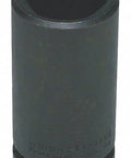 33mm Deep 6 Point Impact Socket For Three Quarter Inch Drive Metric Heavy Duty Chrome Vanadium Tool built tough for auto repair