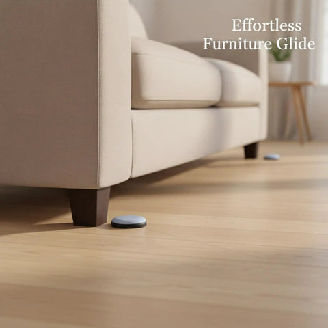 PTFE Furniture Sliders for Hardwood Floors Tile and Laminate low profile movers under sofa for scratch-free floor protection