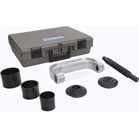 One-Stop Ball Joint U-Joint And Brake Anchor Pin Service Kit With Storage Case For Universal Fit, Heavy-Duty Clamp Frame For Quick Removal And Easy Installation Of Press-Fit Parts Like Ball Joints, U-Joints, And Truck Pins