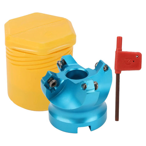 4 Flute Milling Cutter Head With Oxidation Resistance For Metalworking Tool Holders Aluminum Alloy Construction