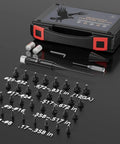 Green Laser Bore Sight Kit With 32 Caliber Adapters From.17 HMR To 12 Gauge For Rifle And Pistol Ultra Precise Bore Sighter Easy Setup