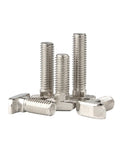 Ten Pack Nickel Plated Steel M5 M6 M8 T Hammer Head Bolts For Aluminum Profile Connectors EU20 EU30 EU40 45mm Length 10 Pieces Heavy Duty