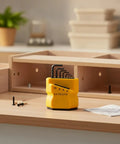 Top Tier Durable PVC Hex Key Set With Secure Soft Lock Case for Quick Furniture Assembly And Smooth Home Repairs You Need In Your Garage Kit, yellow case