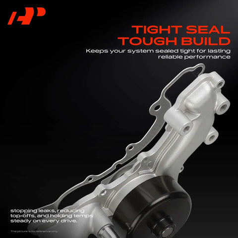 Premium Heavy Duty Engine Water Pump 3.6L DOHC V6 Tough aluminum body with a gasket for Dodge Charger and Jeep performance.
