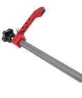 Heavy Duty Aluminum Bench Dog Clamp 20mm with three pressure settings, quick lever visible, side view