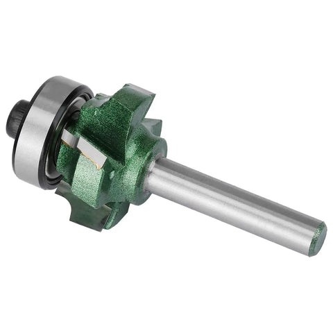 Pro Woodworking Router Bit With 4 Sharp Teeth For Precise Edge Trimming And Banding Cleanup R1 R2 R3 Carbide Heads On Durable Shank