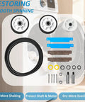 Ready To Roll All In One Dryer Repair Kit With Drum Rollers And Bearings Belt And Pulley for Maytag Neptune Crosley Kenmore