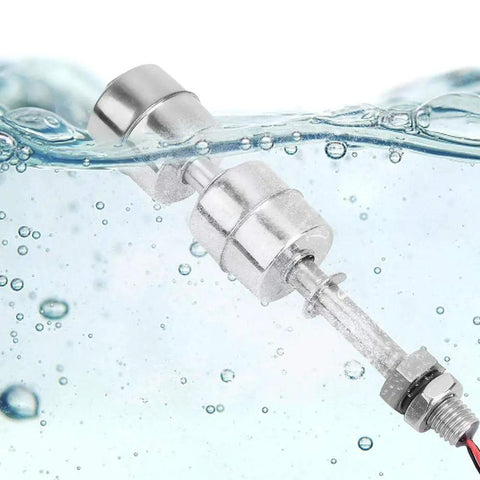 Stainless Steel Double Ball Float Switch for Water Level Control in tanks, pools, sinks, and fish tanks no power needed, 100mm