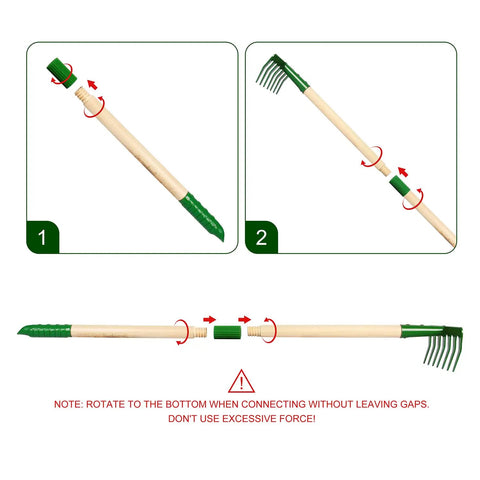 Assembly instructions for Kid Friendly Garden Tools Set With 7 Piece Wheelbarrow Kit Shovel Rake Leaf Rake Gloves And Spray Bottle