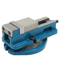 2 Inch Precision Milling Vise With 360 Degree Swivel Base For Milling And Drilling Machines, Blue Clamp Vise, Rock Solid Cast Iron Construction