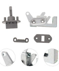 Push Button RV Cabinet Latch For Trailers And Motorhomes Galvanized Steel With Flush Mount Design One Handed Operation Easy Press