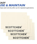 4 Pack Pro Grade Wool Polishing Cloths for Buffing and Lapping 6 Inch by 4 Inch by 1.55mm Easy to Use and Maintain