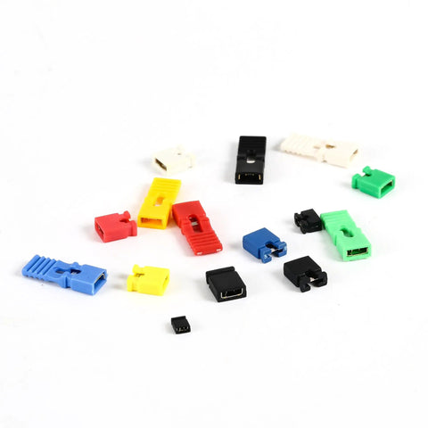 300 Pcs Mixed Jumper Cap Kit 2.54mm 2.0mm 1.27mm Jumpers For Arduino Raspberry Pi Pcbs Shunts Short Circuit Pins Blocks
