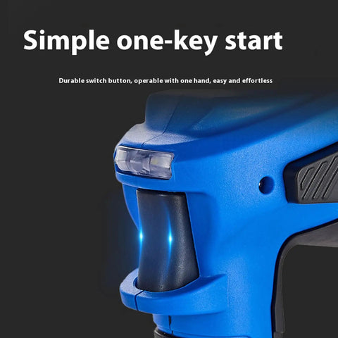 Close-up of 70mm Digital Cable Cutter Portable Hydraulic Wire Cutter With Storage Case showing one-key start button