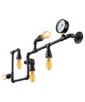 Industrial Retro Vintage Style Farmhouse Steam Punk Water Pipe Wall Sconce Light Dope Rustic Vibe Includes Five 40W E26 Bulbs