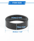 Size dimensions of Dope Carbon Fiber Headset Spacers 10mm for 31.8mm One And One Quarter Inch Front Stem Fits MTB Road Bikes 5 Pack