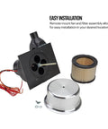 Tru Air Pumper Helmet Air Pump Kit 12V Blower with filter and mounting plate for clear vision and reduced driver fatigue