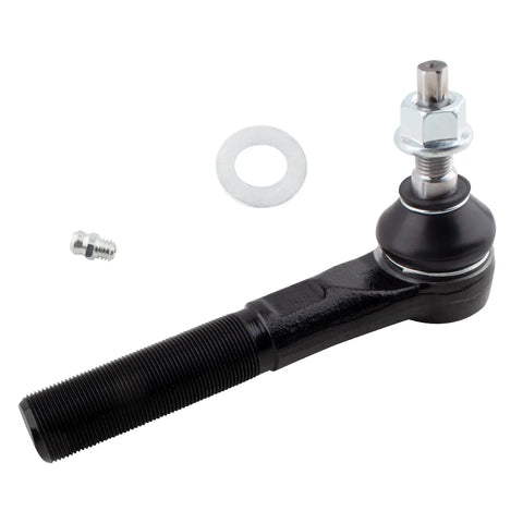 6 Piece Front Inner And Outer Tie Rods And Drag Link Adjusting Sleeves Kit For Dodge Ram 1500 2000 2001 2500 2000 2002 3500 2000 2002 4WD Models Only High Quality Fitment Durable Steel Construction Ready For Quick Install. front tie rod end with grease fitting and washer
