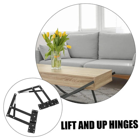drop leaf hinges for folding furniture in living room setup