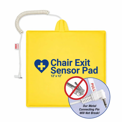 Caregiver Must Have Chair Exit Alarm For Senior Fall Prevention And Dementia Care With Instant Wireless Alert Siren No Hassle Auto Reset Sensor For Wheelchair Safety And Solid Peace Of Mind Protection