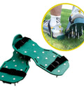 Soil Loosening Shoe Tool For Garden And Lawn Aeration Turn Every Step Into Easy Soil Breakup Footwear Attachment, black spikes