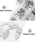 Open Retaining Ring Kit 1.5 To 15mm Stainless Steel Circlip Set Assortment For Automotive Machinery And DIY Projects Durable Easy To Install Clips For Quick Fixes And Reliable Seals. Stainless steel circlip assortment in organizer tray, 1.5-15 mm