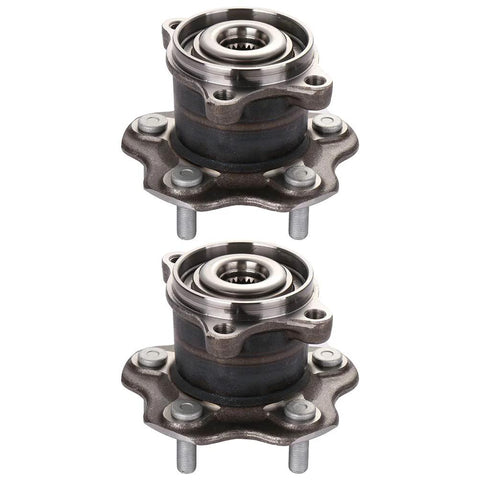 Pre Greased AWD Rear Wheel Bearing And Hub Assembly For 2008 2013 Nissan Rogue 5 Lug Non ABS 2 Pack Beefed Up Heavy Duty