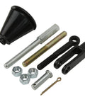 Adjustable Brake Master Cylinder Push Rod Kit With 10 Clevis Eyelet Nuts Easy Install Push Rod Assembly For Classic Cars From 1950s To 1970s Replacement Part For Hot Rods Restorations And Custom Builds., with clevis, eyelet, nuts, and pin