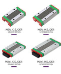 Metal Linear Motion Guide Slider Kit For DIY CNC And 3D Printers Compact sliders in ordinary and extended editions