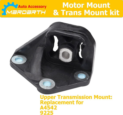 Honda Accord 2003 2004 2005 2006 2007 2.4L Automatic Beefed Up Engine And Transmission Mount Replacement Kit, close-up view