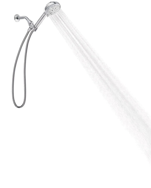 High Pressure Chrome Shower Head With Handheld Sprayer, 8 Spray Settings, No Fuss Durable Multi Function Rainfall Massage Spray