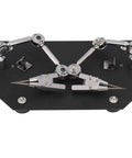 Solid Steel Welding Fixture Clip And Work Clamp Holds Everything Tight Like A Boss For Soldering Jewelry Microelectronics And Tiny Parts Without Breaking The Bank, featuring adjustable arms and clamps on a sturdy base.