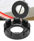 8 Way Bike Spoke Wrench Nipple Key in Molybdenum Steel for Wheel Truing and Rim Deformation Repair, detailed view on rim