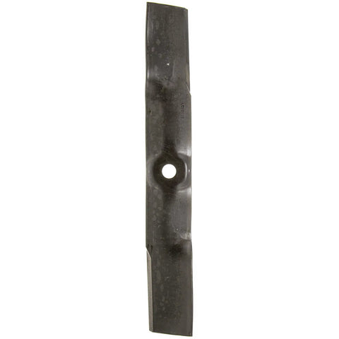 Front view of a heavy-duty mower blade, part of Mower Blades 3 Pack For 54 Inch Deck Heavy Duty Replacement Blades UC22010 Fits GX225 GX335 GX345 GX355 LX280 X320 X380 X570 X580 X750 1023E 1025R 1026R 2025R 2305 And More Lawn And Compact Tractors.
