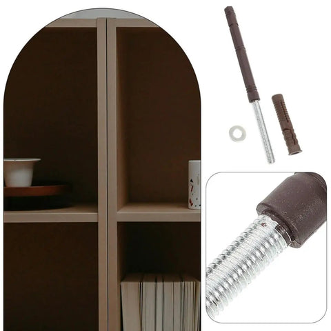 Hidden Floating Shelf Brackets Set Of 4 Heavy Duty Iron Wall Supports with plastic components shown on shelves