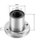 LM16UU Heavy Duty Round Flange Linear Ball Bearing Bushing 16mm Bore 28mm Outer Diameter 37mm Length Sealed On Both Sides