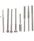 Heavy Duty Sandpaper Clamp Bar 10 Pack Metal Clamp Rod For Grinding Wheel Chuck Secure Grip accessories on display