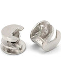 No Sweat Cam Lock Fasteners With Nuts And Screws For Easy Furniture Assembly Heavy Duty Alloy Steel Cabinet And Wardrobe Connectors close-up view