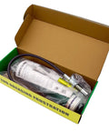 Spin On Lever Grease Gun Kit With 20 Inch Hose Inline Swivel Included Fourteen And A Half Oz Threaded Grease Tube in packaging